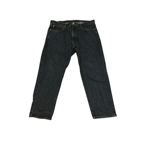 Gap Flex Relaxed Taper Blue Dark Rinsed Washed Denim Jeans Men’s Size 40 x 30